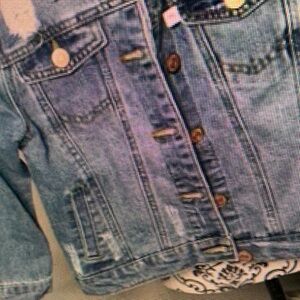 Kids Blue Denim Jacket